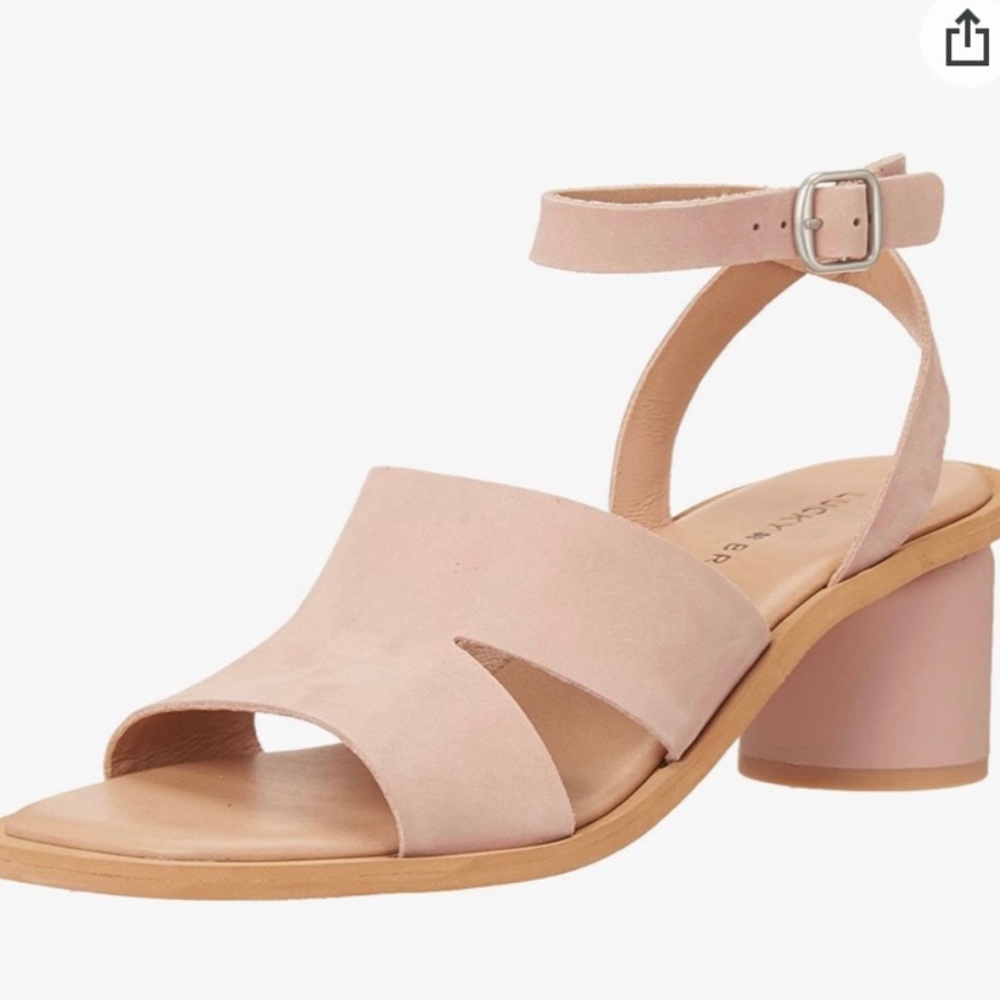 LUCKY BRAND PAMEL BLOCK HEEL SANDAL